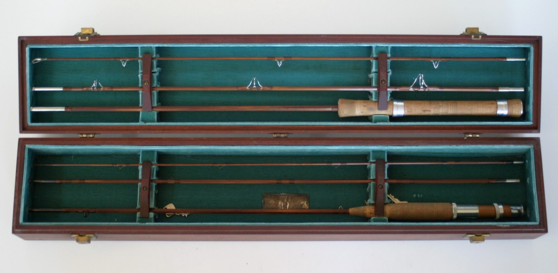 Orvis Bamboo Fly & Spin Rod Set in Teak Case - Lava Creek Trading Company
