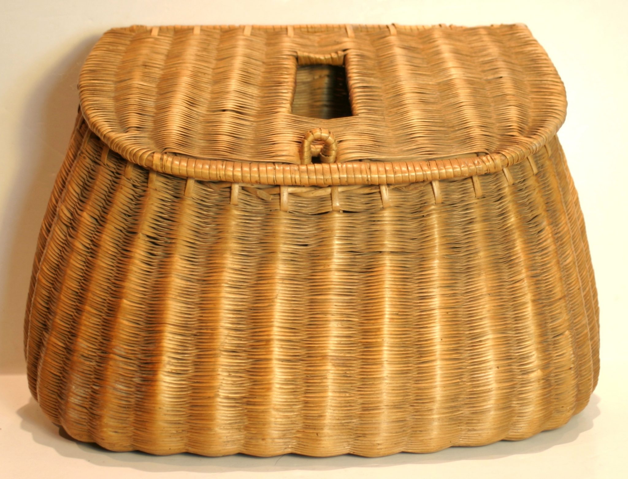 Asian Split Wicker Center Hole Creel - Lava Creek Trading Company