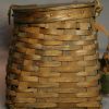 Shelton Basket Birch Bark Indian Fishing Creel - Image 2
