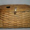 Shelton Basket Birch Bark Indian Fishing Creel