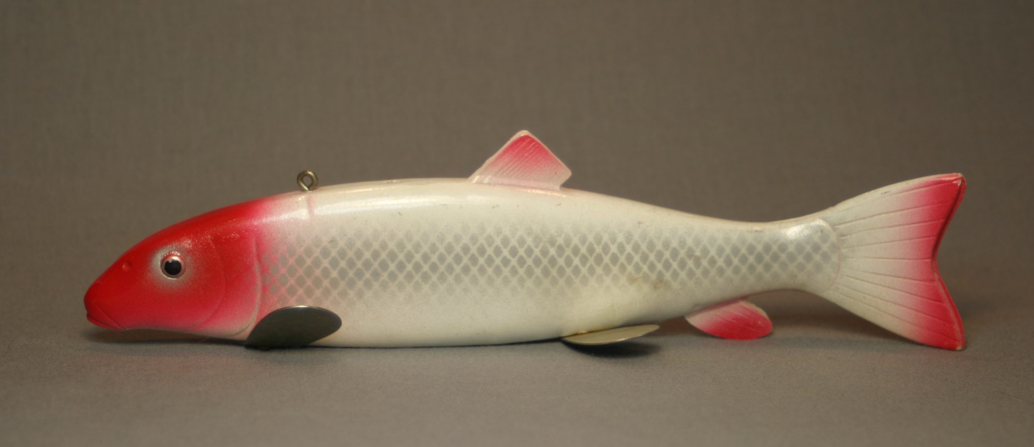 Red & White Plastic Carp Ice Fishing Decoy - Lava Creek Trading