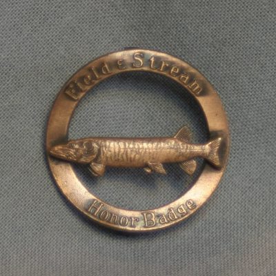 Field & Stream Honor Badge 6lb 1oz Northern Pike Pin