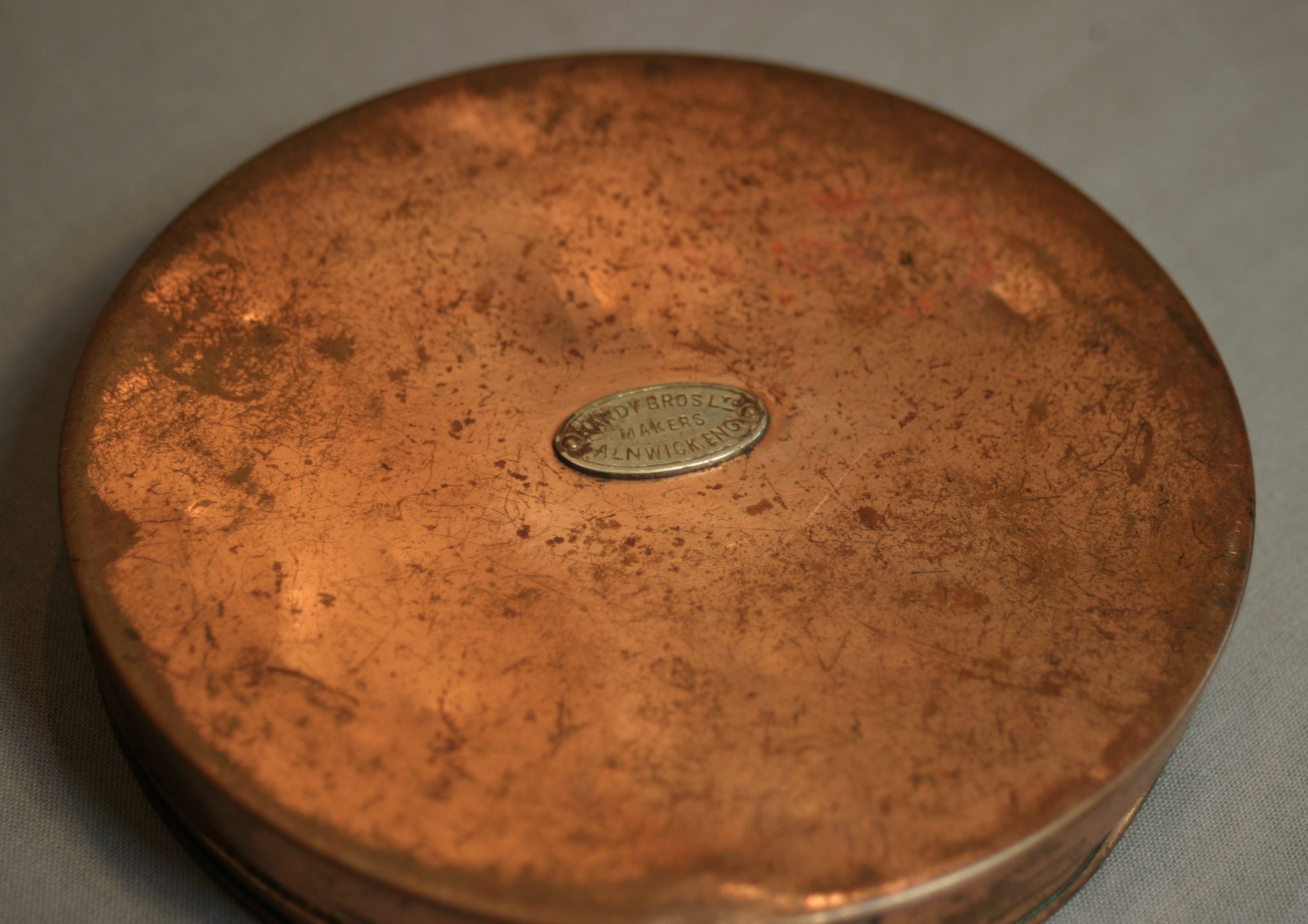 Hardy Bros Ltd Copper Plated Fly Box with Tiny Flies With Leaders - Image 4