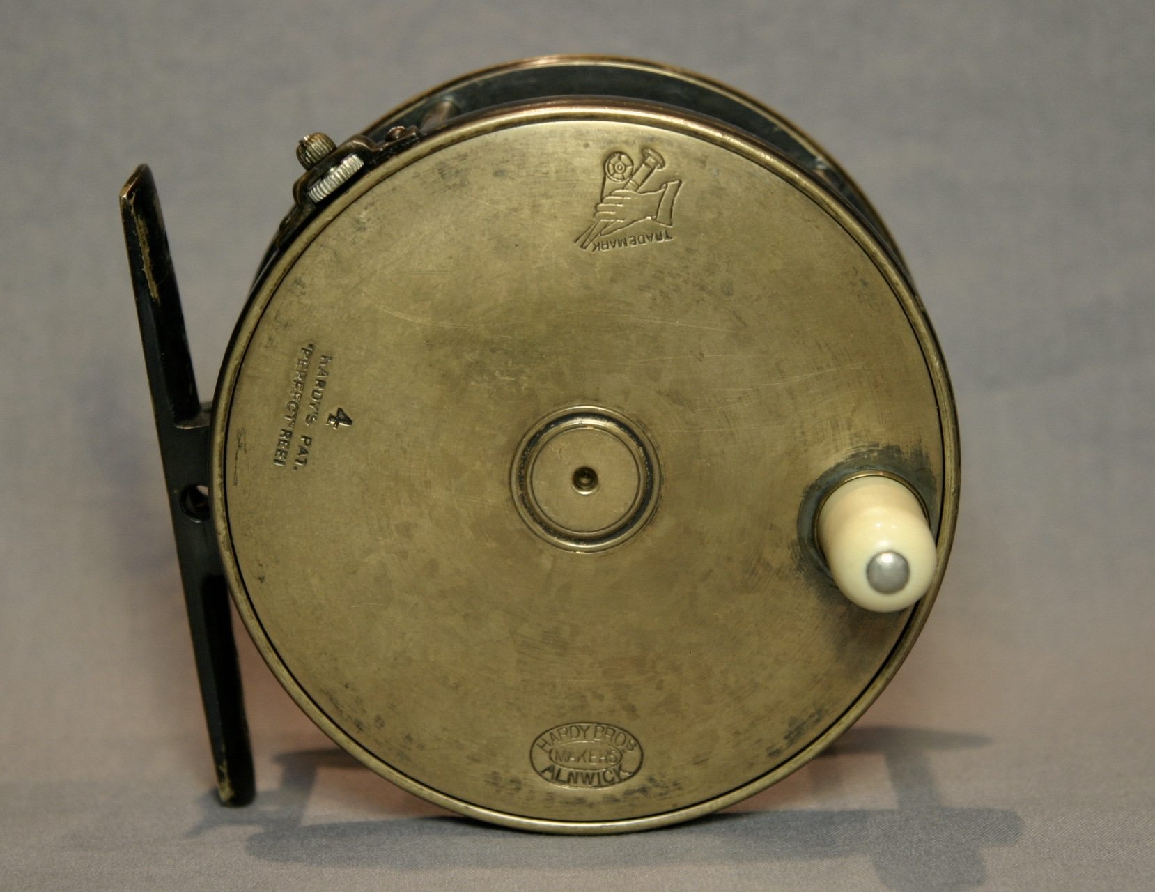 Hardy Bros Brass Faced "Perfect" 4" Fly Fishing Reel