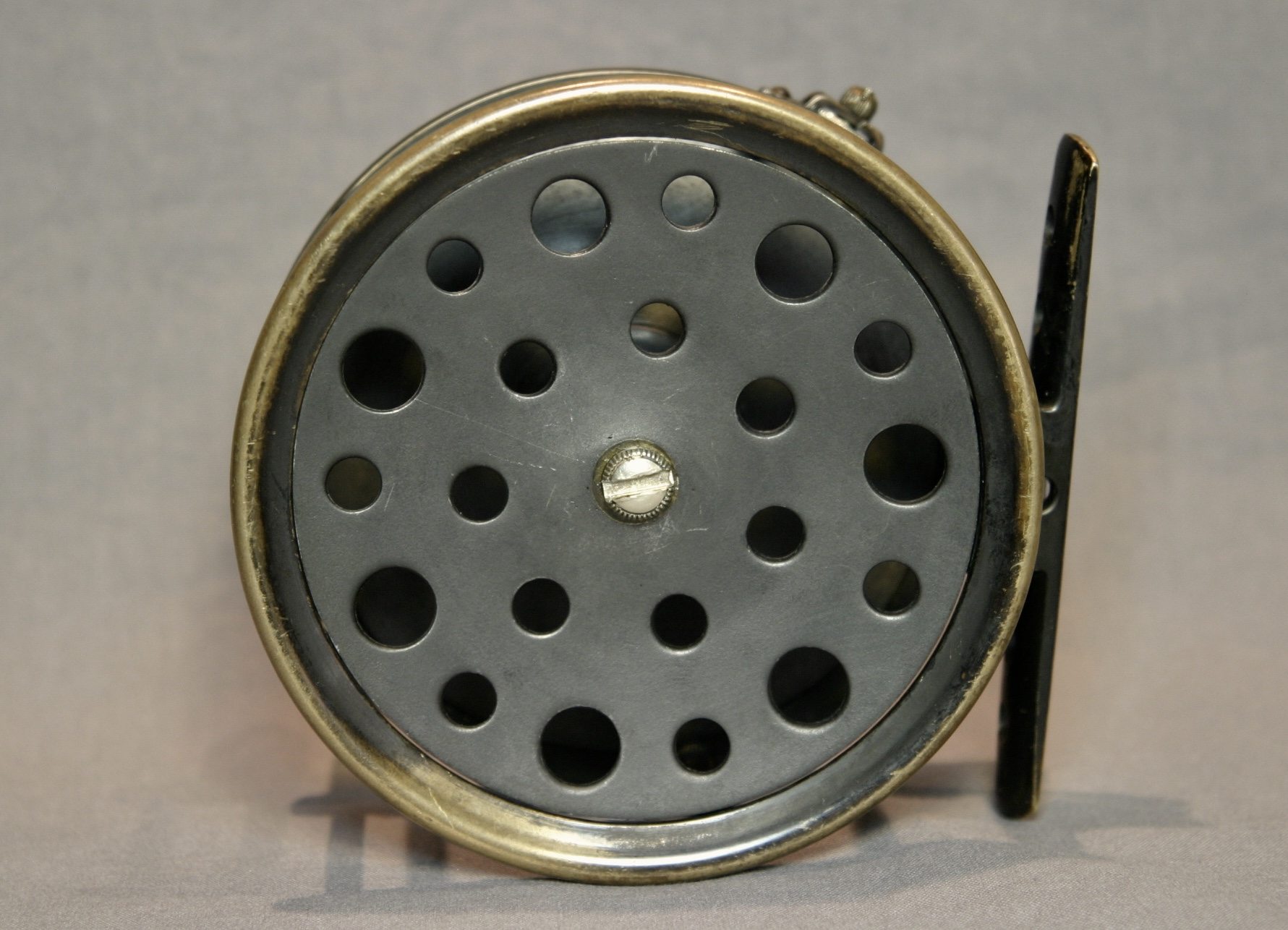Hardy Bros Brass Faced "Perfect" 4" Fly Fishing Reel - Image 4