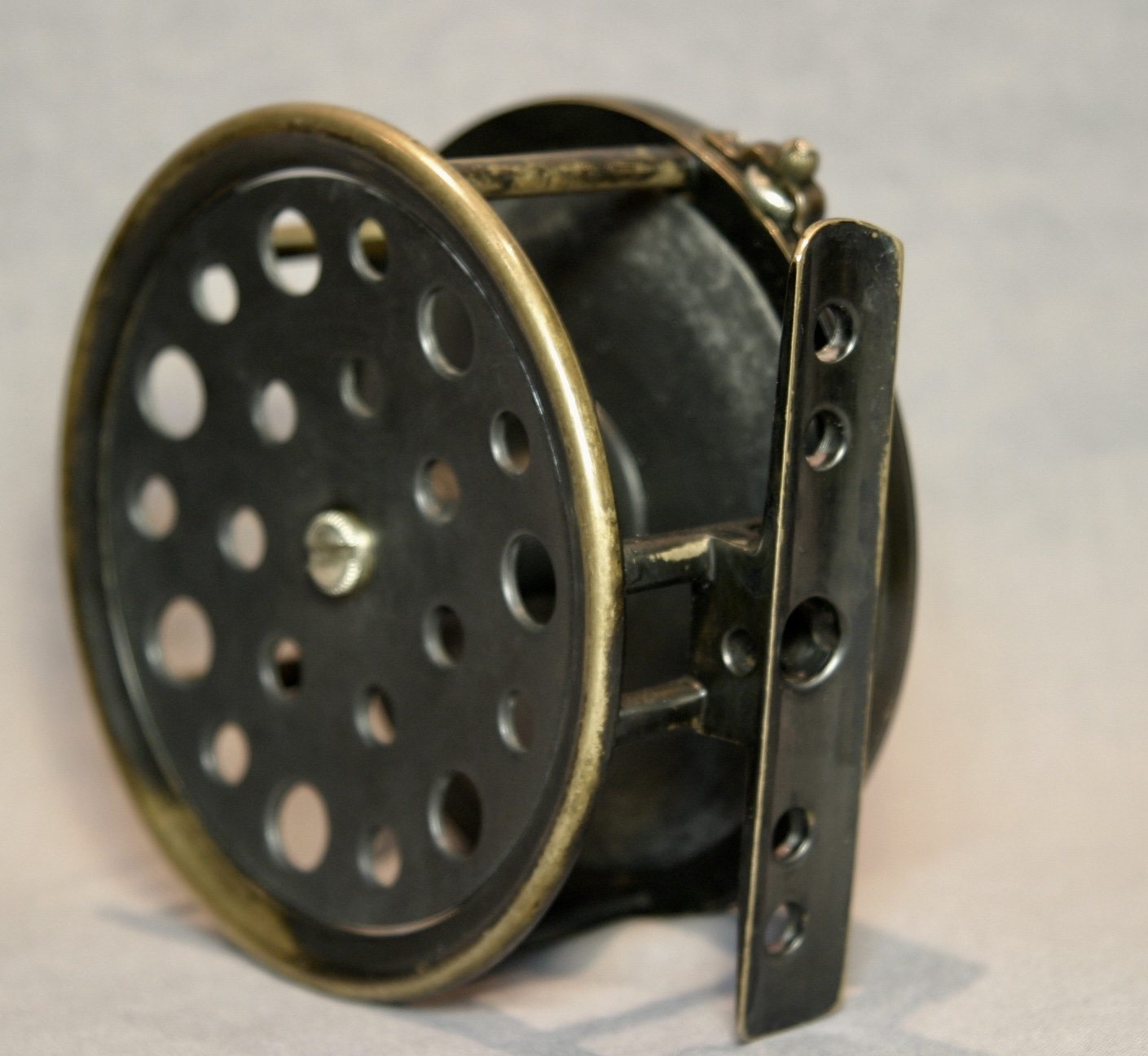 Hardy Bros Brass Faced "Perfect" 4" Fly Fishing Reel - Image 5