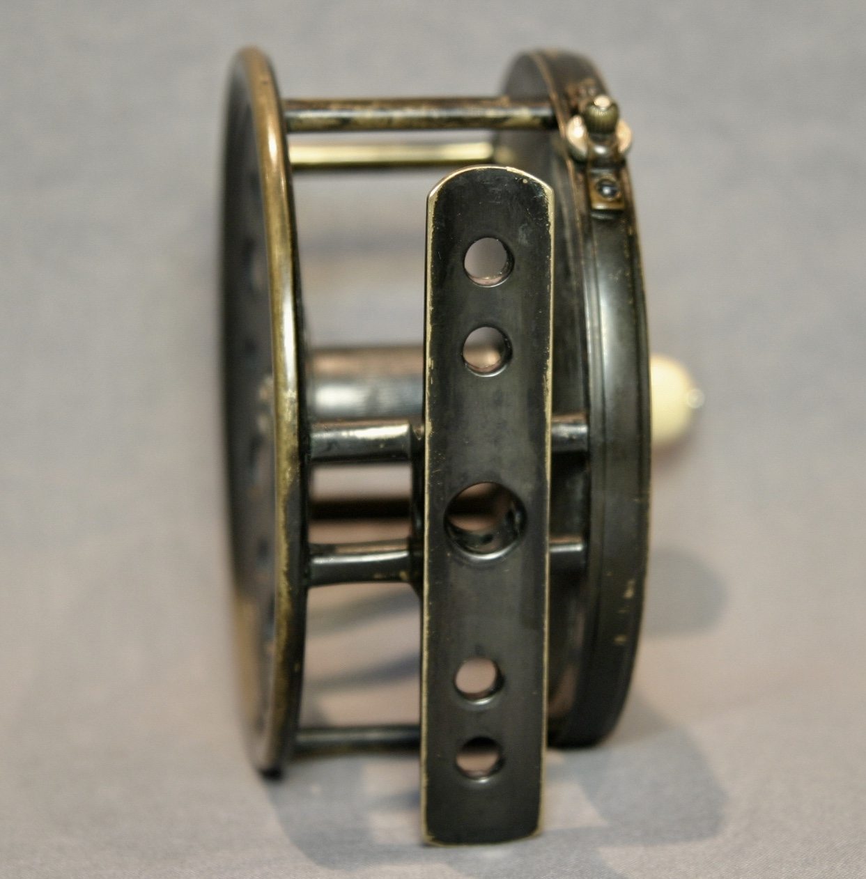 Hardy Bros Brass Faced "Perfect" 4" Fly Fishing Reel - Image 6