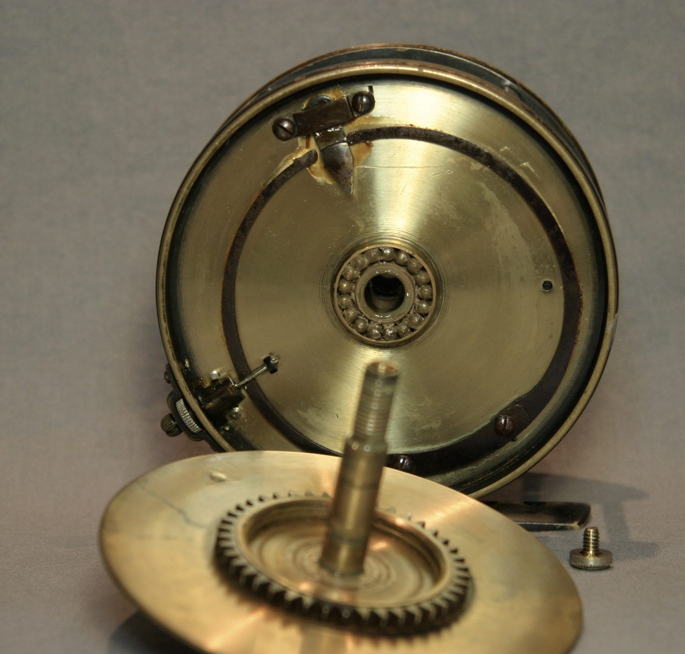 Hardy Bros Brass Faced "Perfect" 4" Fly Fishing Reel - Image 8