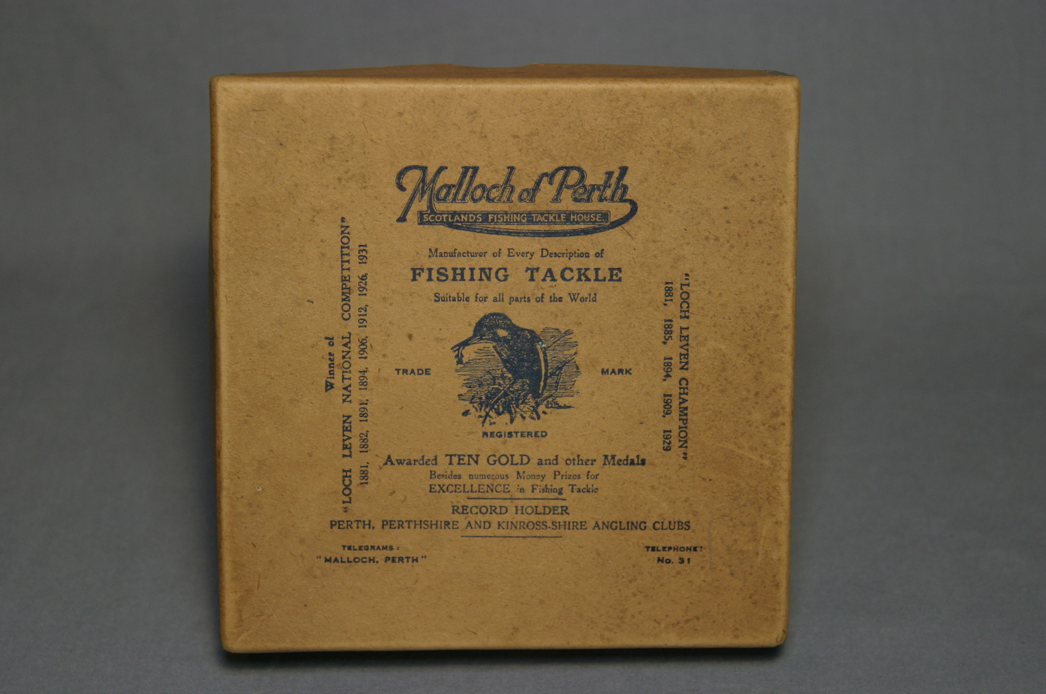 Malloch of Perth Cardboard Shipping Box Lava Creek Trading Company
