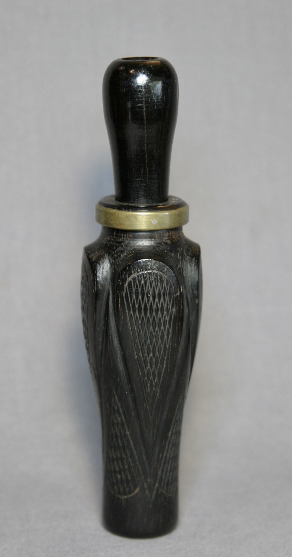 A.M. Bowles Ebony Checkered Duck Call