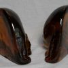 Vintage Blenko Amber Glass Bear Bookends - Image 6