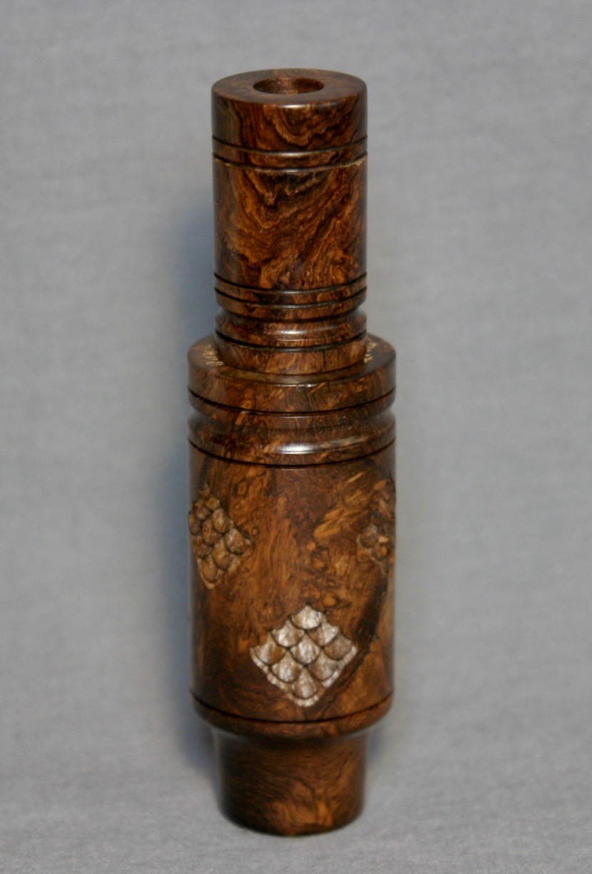 Jim Dexter Carved Walnut Burl Duck Call - Image 3