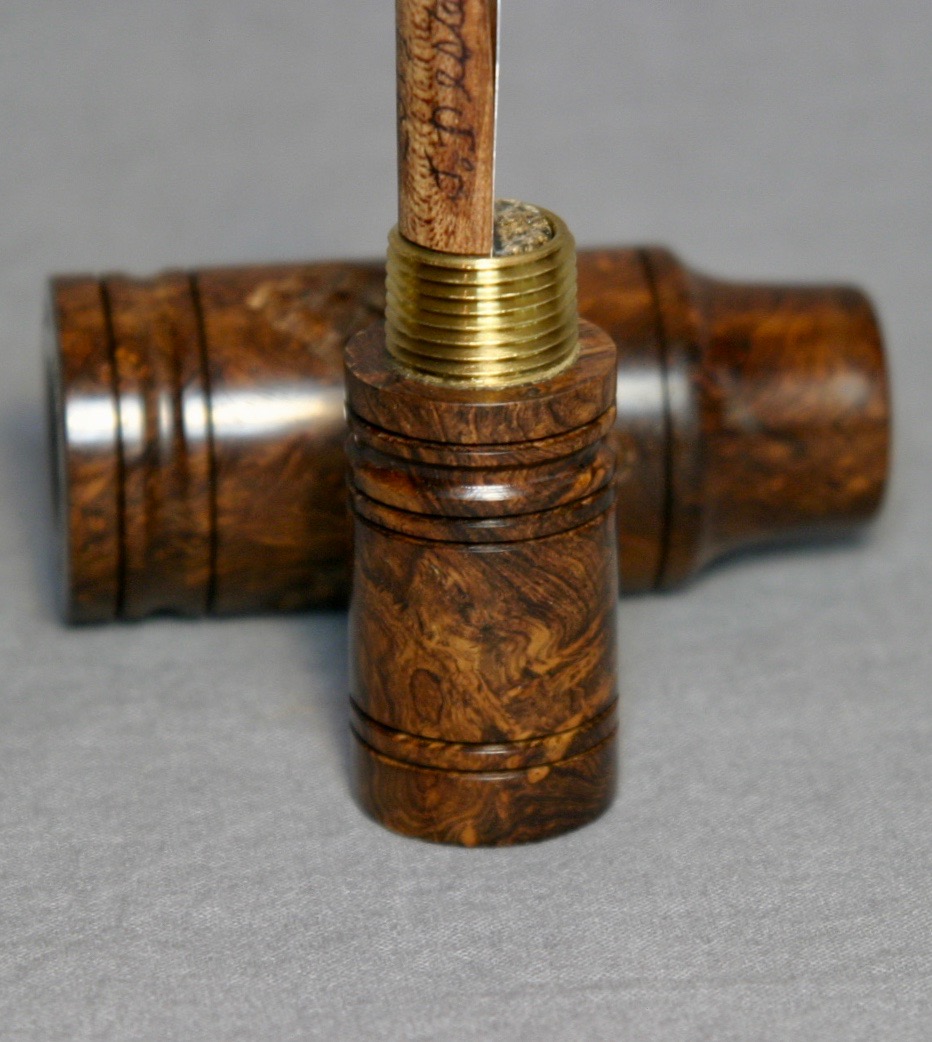 Jim Dexter Carved Walnut Burl Duck Call - Image 10