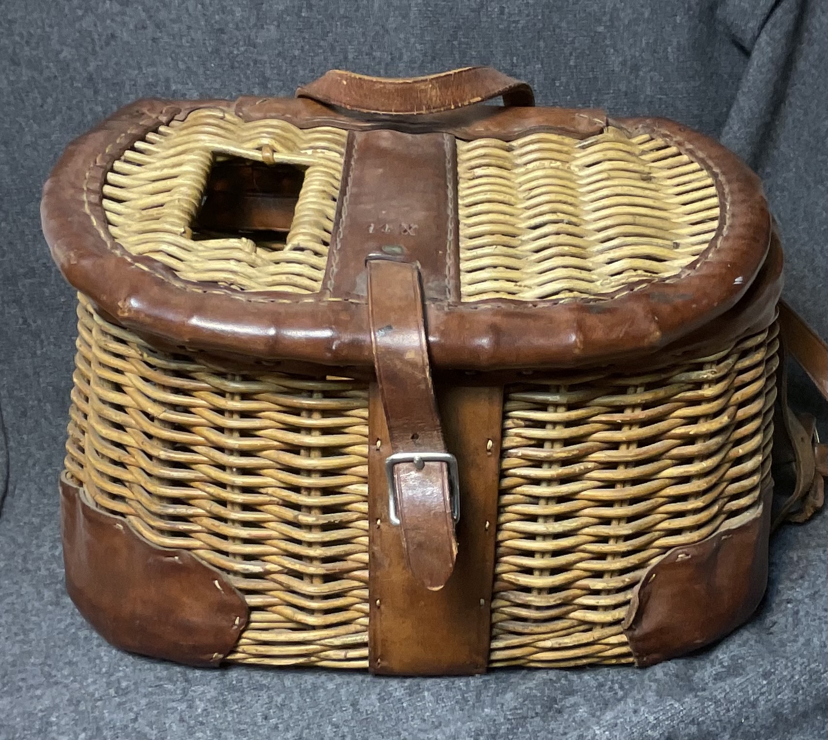 Vintage Wicker Fishing Creel Basket Wicker Creel Fishing, 59% OFF