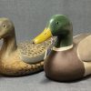 Neal, William “Bill” Mallard Swimmer Duck Decoy Pair