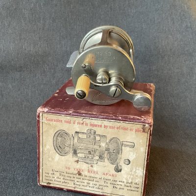 The Horton Mfg. Co. No.33 Blue Grass Casting Fishing Reel w/Box