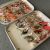 Wheatley Silmalloy Metal Fly Box w/Clips & Flies - Image 5