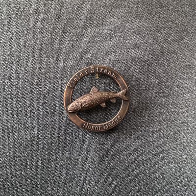 Field & Stream Lake Trout Honor Badge Pin