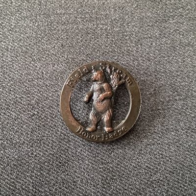 Field & Stream Brown Bear Honor Badge Pin