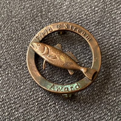 Field & Stream Weakfish 8lb 8oz Award Pin