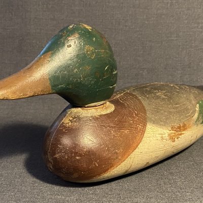 Mason Painted Eye Mallard Swimmer Duck Decoy